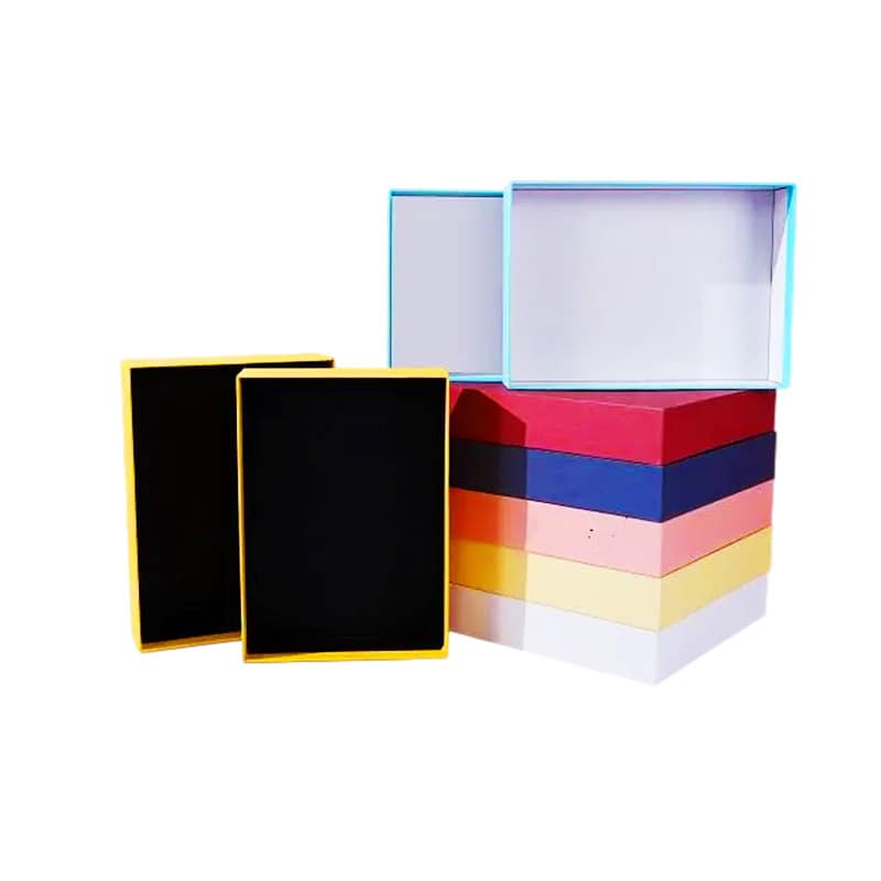 Customizable square color gift box heaven and earth box