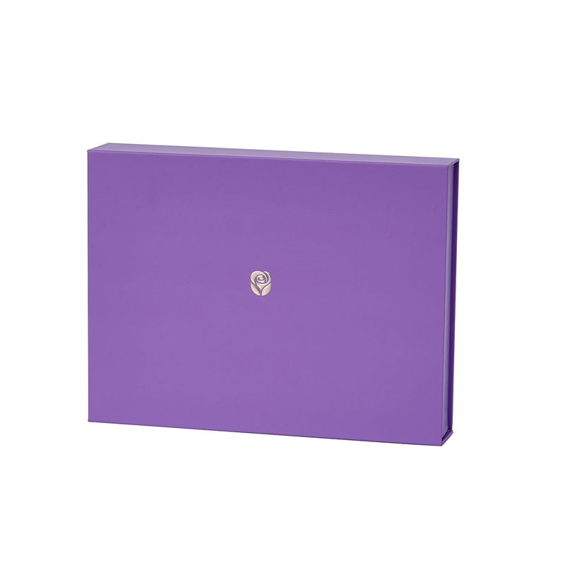 Premium Purple Custom Luxury Paper Magnetic Gift Perfume Box