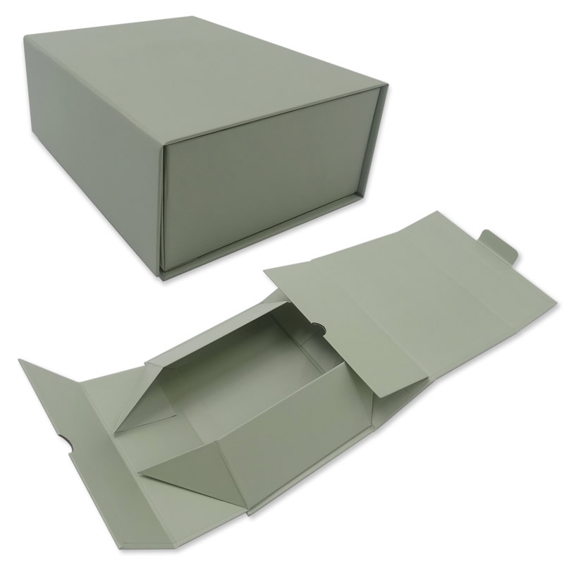 Custom luxury large matte color foldable box