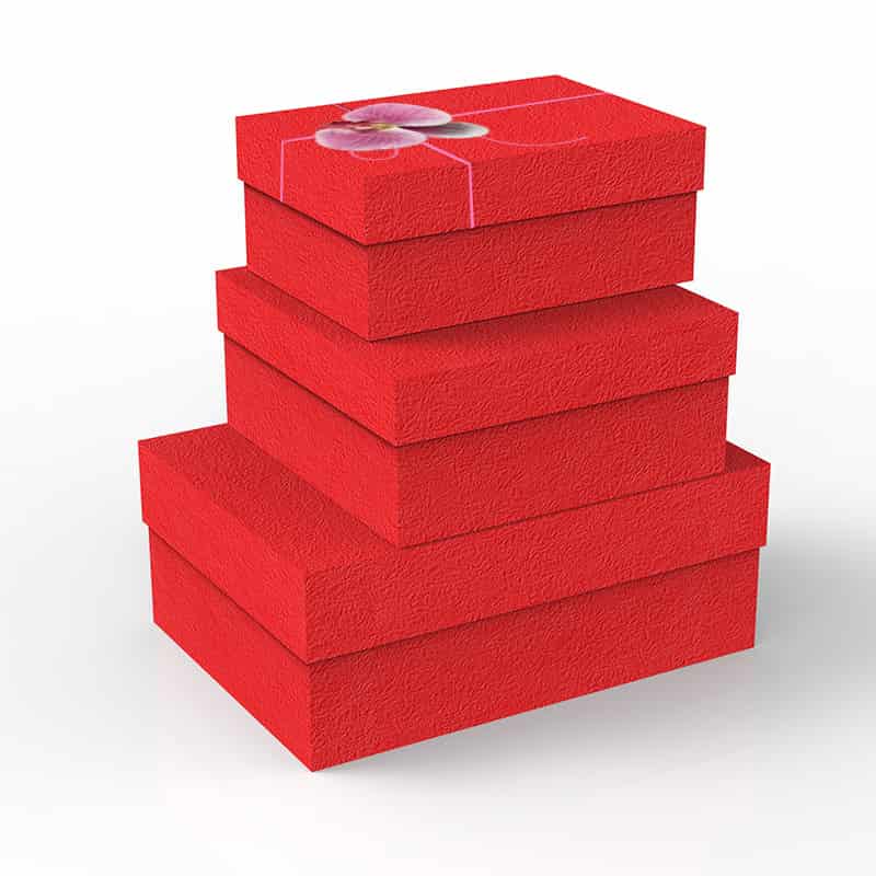 Custom reusable lid and base box heaven and earth box