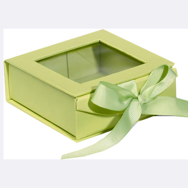 Custom Gift Box with Transparent Lid Packaging