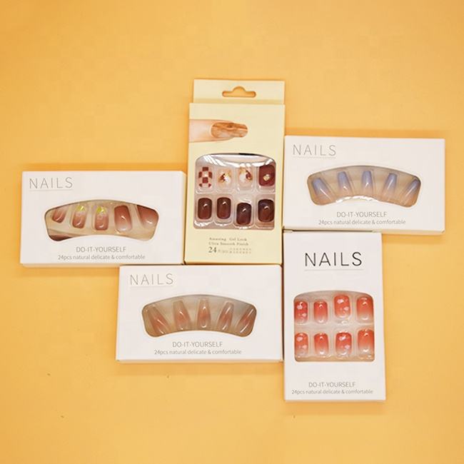 Custom Cosmetic Packaging Premium Paper Box Nail Empty Box