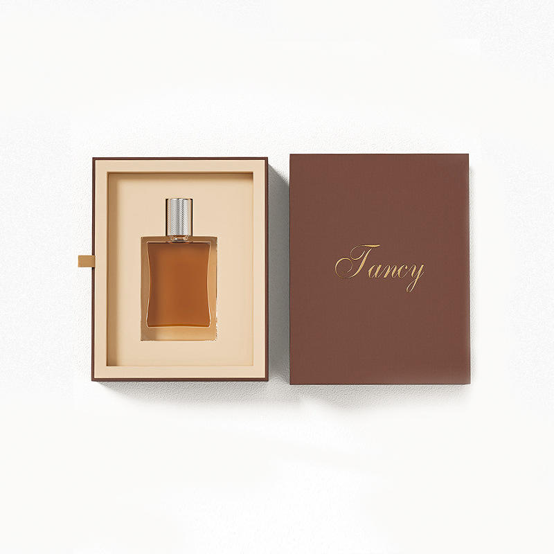 Luxury perfume bottle cosmetics gift box drawer packaging box