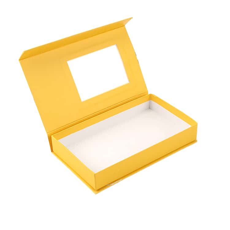 Cardboard sealed transparent window gift box packaging