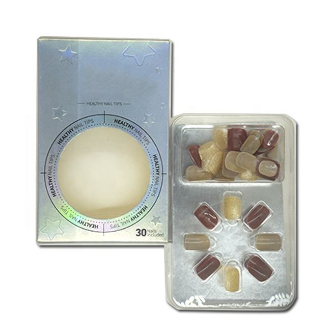 Hot Selling New Design Custom Nail Box Round Window Design Box