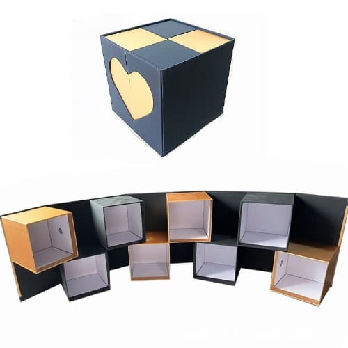 Customizable Unique Shape Gift Box for Wedding Favors