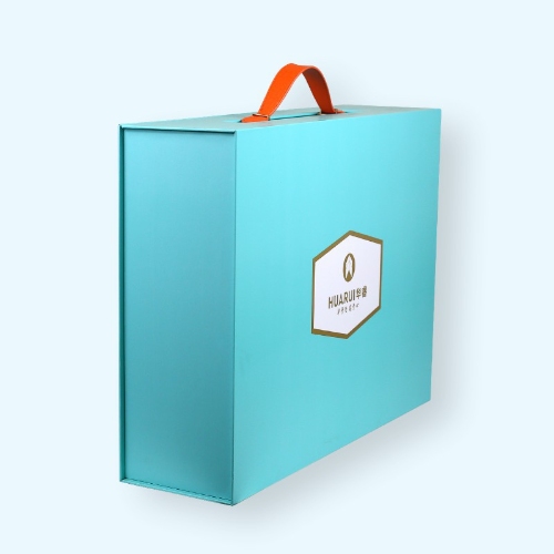 Handheld Customizable Gift Box with Handle