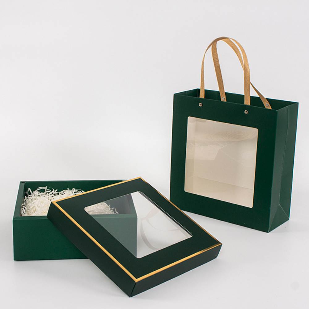 Premium Custom Window Gift Set Box & Carrier