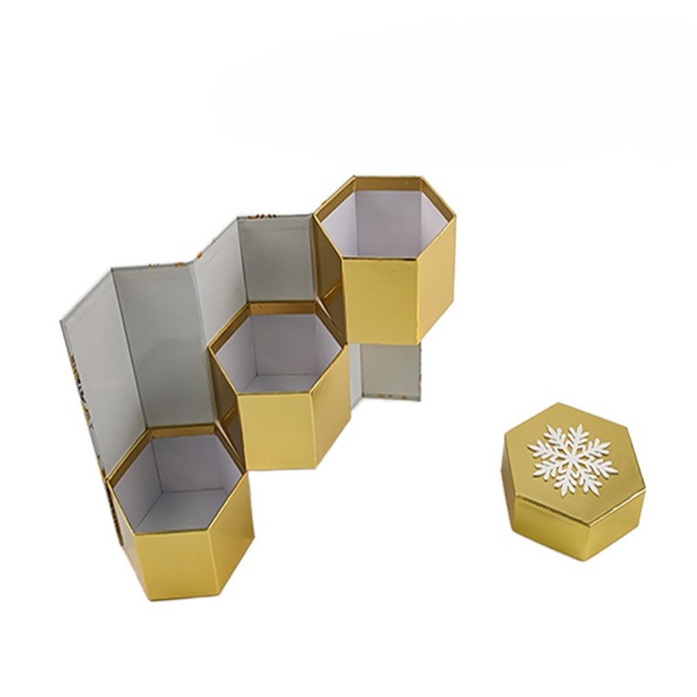 Customizable Hexagonal Gift Boxes  Unique Shape, Multiple Colors