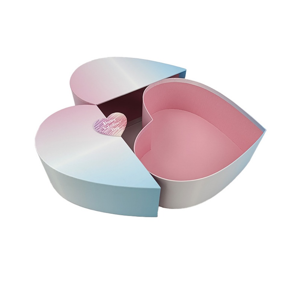 Customizable Heart-Shaped Gift Boxes  Multiple Colors Available