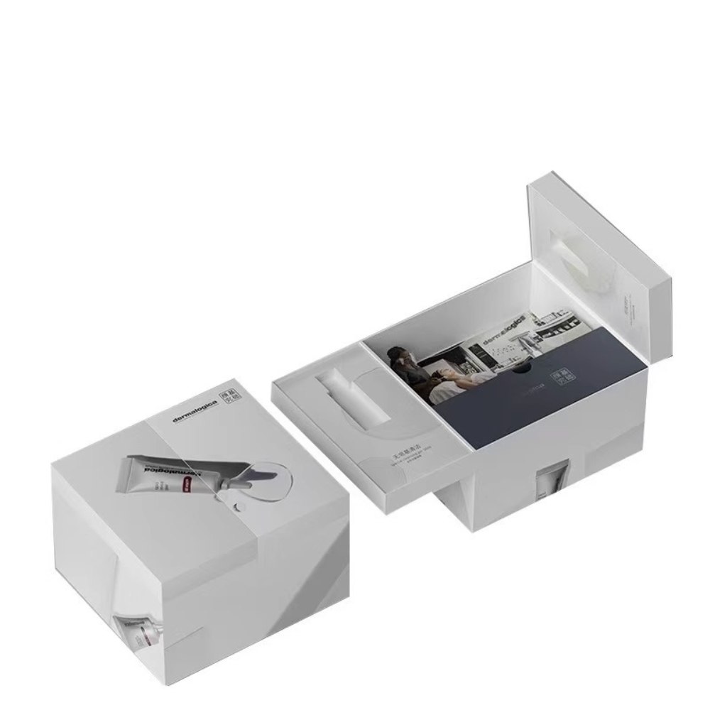 Customizable Skincare Folio Gift Box  Premium Book Style Packaging