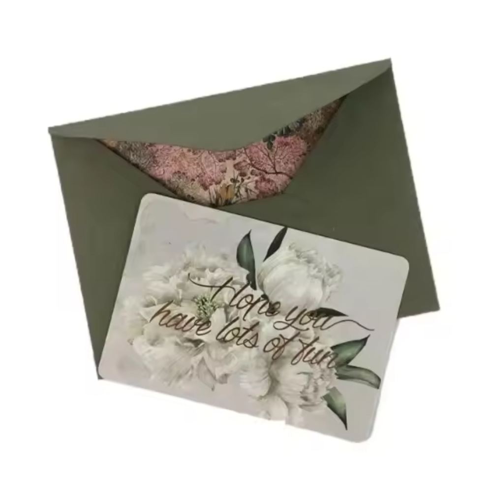Factory Direct Customization Luxury Customized Printed on Both Sides Card Letter Gift Packaging Paper Envelope