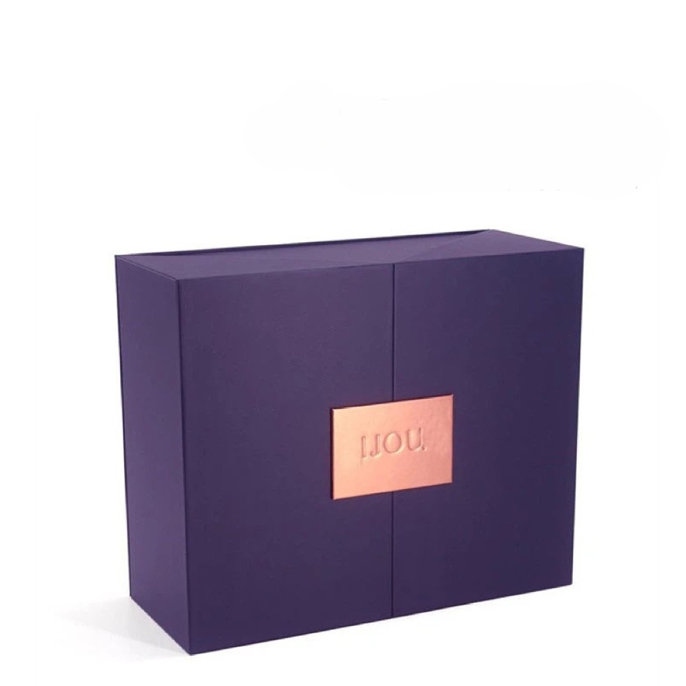 Custom Logo Colorful Folio Gift Boxes for Small Business Unique Cardboard Packaging