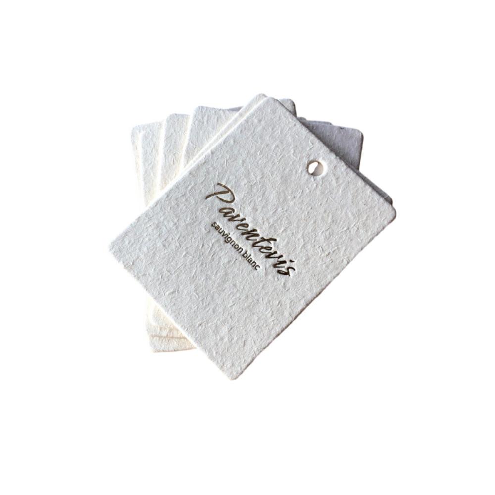 Luxury Custom Logo Green Holographic Cardboard Hang Tags Recyclable Paper for T-Shirts Jackets Shoes Clothing Socks Price Tag