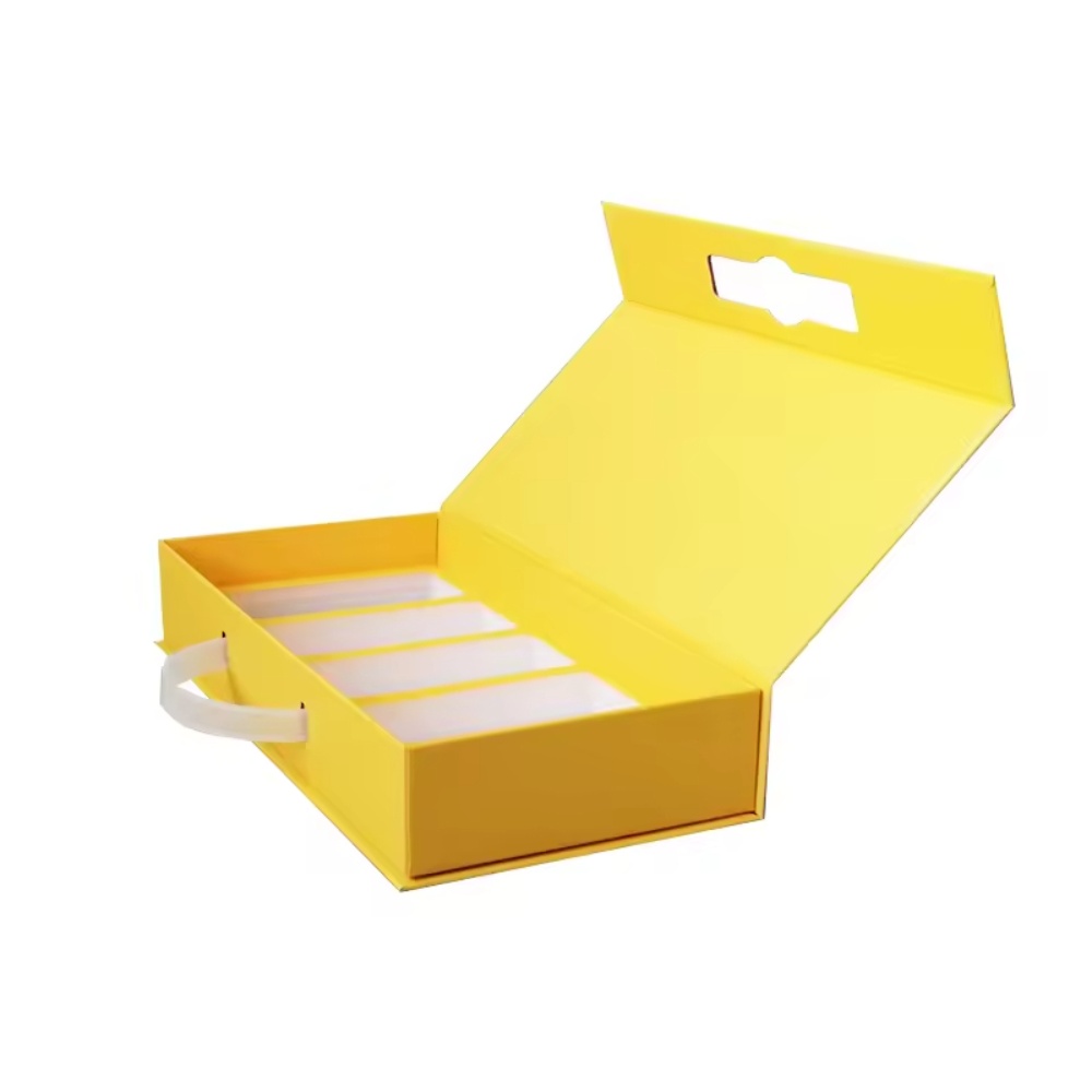 Custom Luxury Rigid Uv Finish Foldable Cardboard Packing Paper Box Black Magnetic Gift Packaging Box for Premium Apparel & Gifts