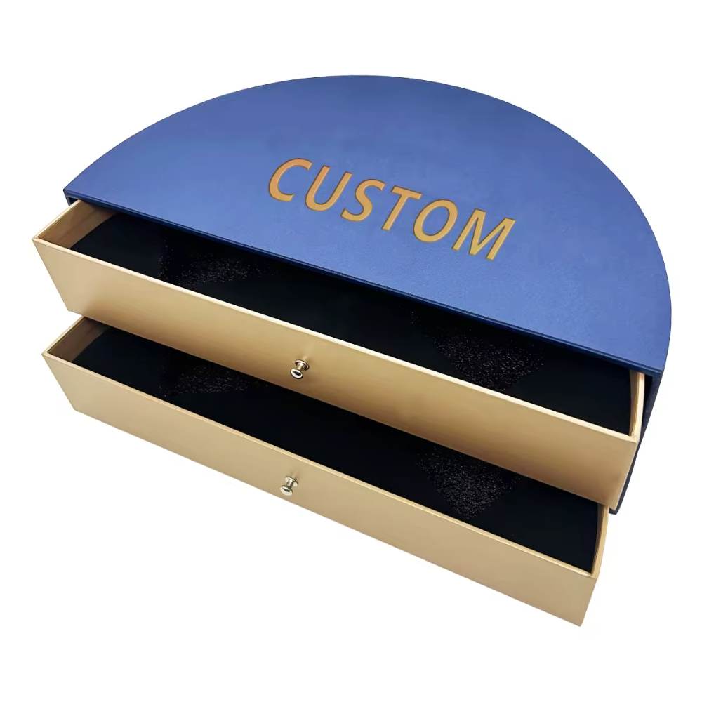 Custom Eco-Friendly 2mm Thick Luxury Paper Gift Box for Luxury Brand Packaging Foil Stamping Matt Lamination