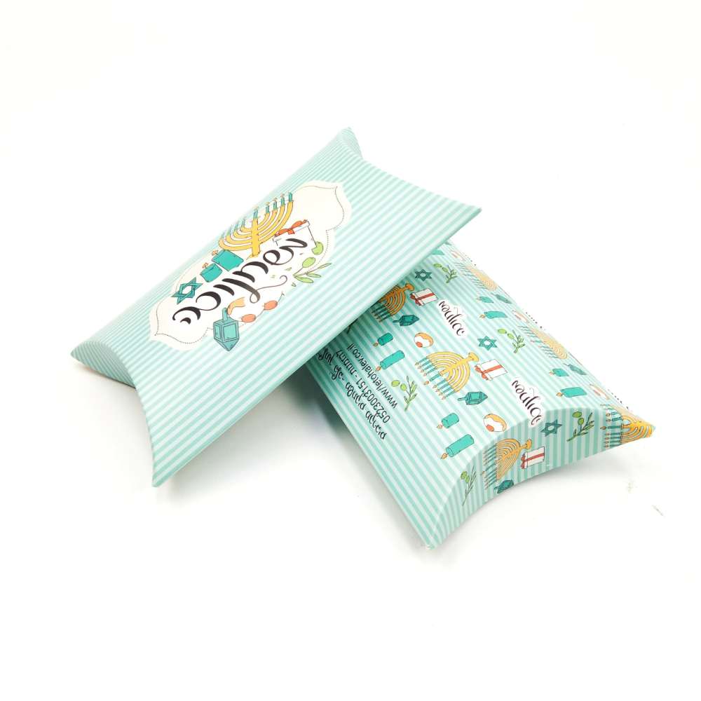 Hot Sale Disposable Custom Sushi Sandwich Burritos Packaging Kraft Paper Pillow Box