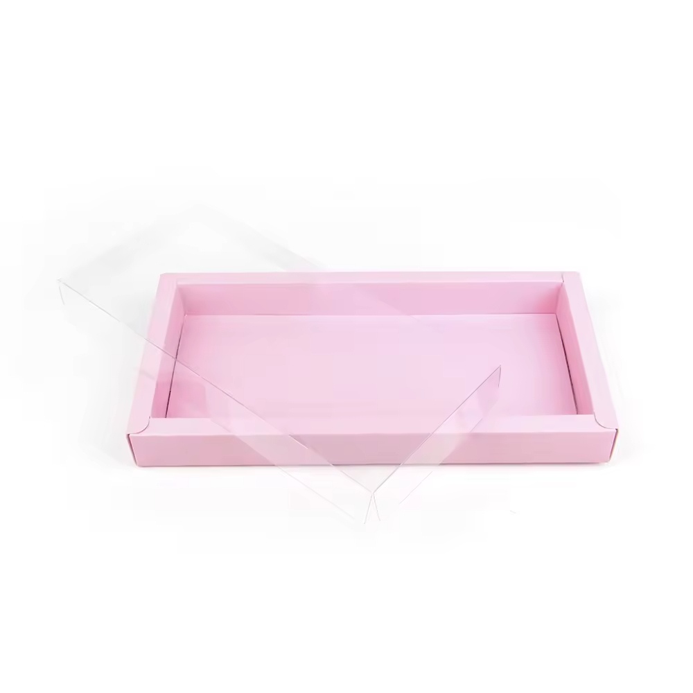 Clear Top False Press on Nails Nails Packing Box Wholesale Transparent Empty Lash and Nail Box Box