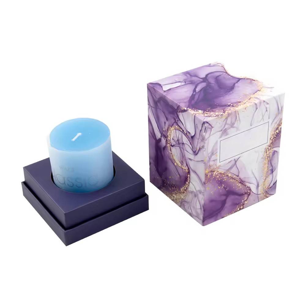 Eco Paper Luxury Candle Gift Packaging Box Custom Luxury Cardboard Rigid Candle Gift Box