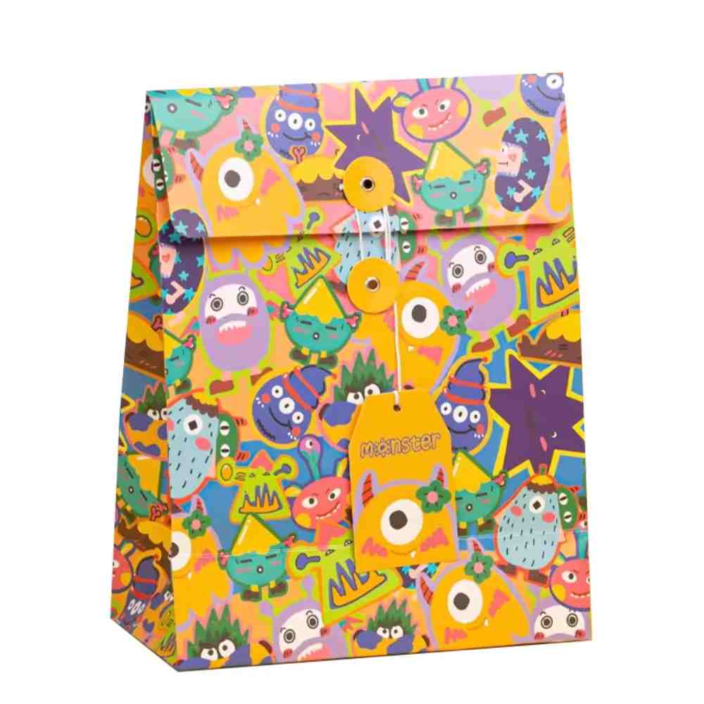 Full-Page Cartoon Envelope Packaging Bag Cute Paper Gift Bag for Children's Halloween and Christmas Toys for Toy Stores