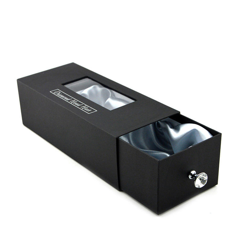 Hot sale luxury black picture window packaging gift box.jpg